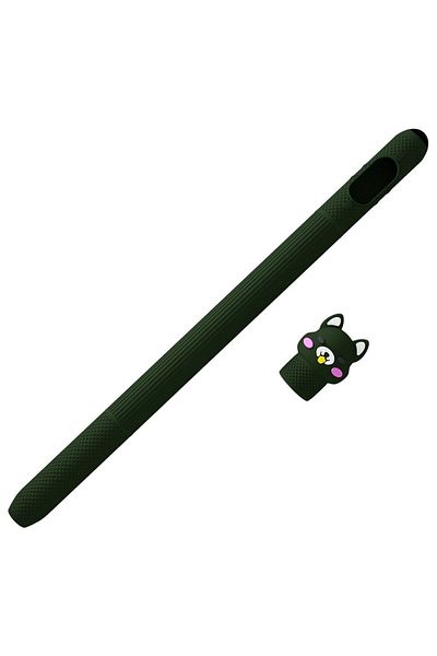 NANOSPACE Apple Pencil Pro - حافظة سيليكون واقية مضادة للانزلاق على شكل قطة (المنتج ليس قلمًا)