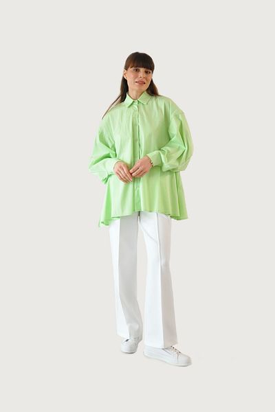 Rukayyel Πουκάμισο Poplin Green Balloon