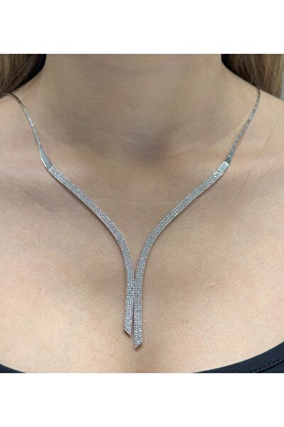 Hakan Güler Kuyumculuk Beyaz  Altın Su Yolu Set Takım