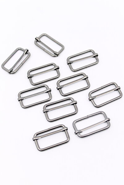 ERDAL DERİ 10 adet 4 cm ayar tokası siyah nikel renk