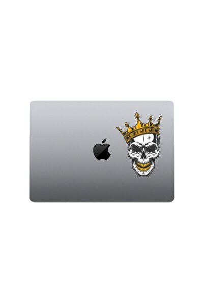 HMNL Kral Kuru Kafa Oto, Motorsiklet, Kask, Laptop Sticker 14x10 Cm