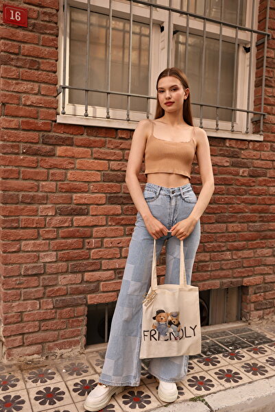 DK DAKSEL Тедді Ведмідь Дружній Канава Сумка через плече - Капелюх з принтом