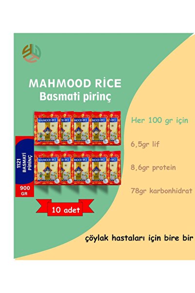 Mahmood Rıce 1121 Basmati Pirinç 10 X 900 G