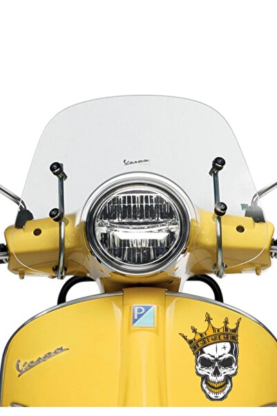 HMNL Kral Kuru Kafa Oto, Motorsiklet, Kask, Laptop Sticker 14x10 Cm