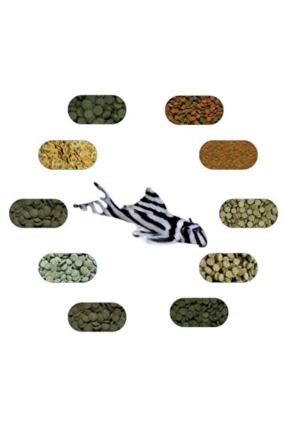 FSFPETMARKET PLECO VATOZ YEM PAKETİ ( 50'ŞER GR - 5 ÇEŞİT )