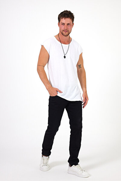 rammers Μπλουζάκι με ασύμμετρο κόψιμο με μεγάλο γιακά - μηδενικό μανίκι