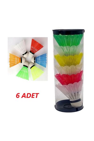 Menta store 6 Pieces Plastic Mushroom Headed Badminton Balls