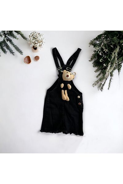 Menta store Girl - Toy Detailed Teddy Bear Denim Shorts Slopet