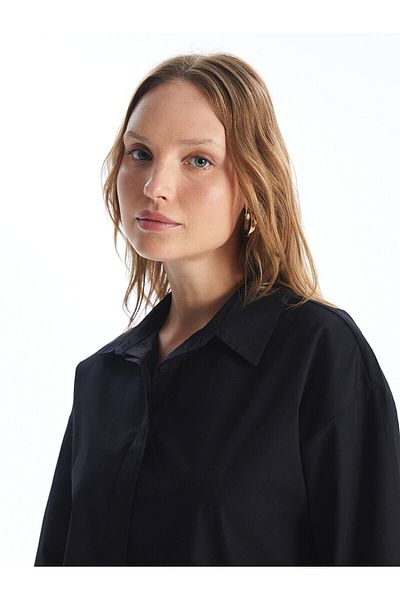 LC Waikiki Cămașă oversize pentru femei - LCW Plain Design