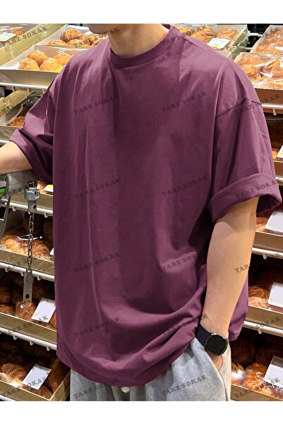 Tarzsokak Tricou oversize unisex pentru bărbați - 1 model simplu imprimat