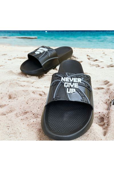 GEZER Men's Slippers - Beach, Pool, Garden, Sea Daily Sliding Sole