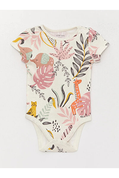 LC Waikiki Snap Bodysuit for Baby Girl - Pack of 2