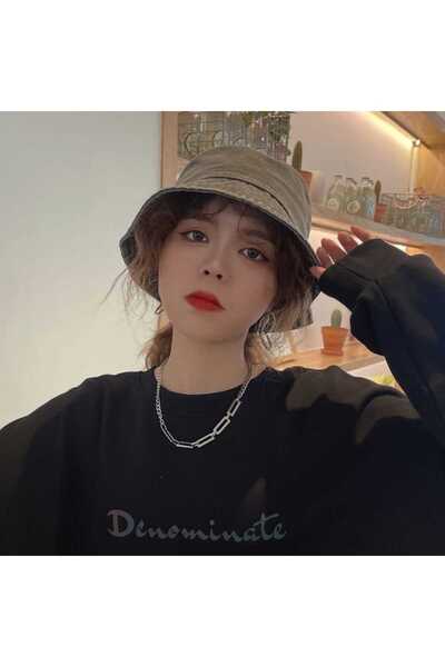 Betülce Unisex Antique Fisherman Hat - Bucket Design