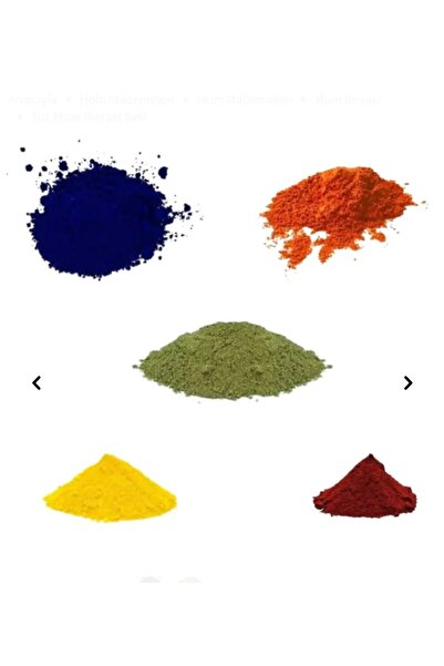 Genel Markalar Toz mum boyası seti