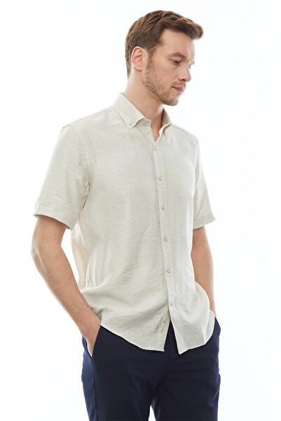 PAULMARK Ανδρικό κοντομάνικο πουκάμισο Slim Fit - KSD4543