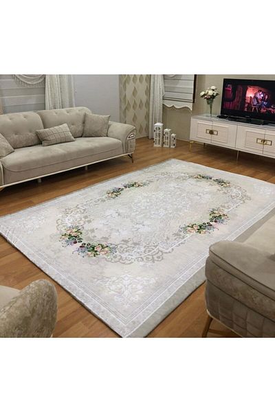 ALLGELSİN All-round Elastic Carpet Cover Decorative Carpet Cover