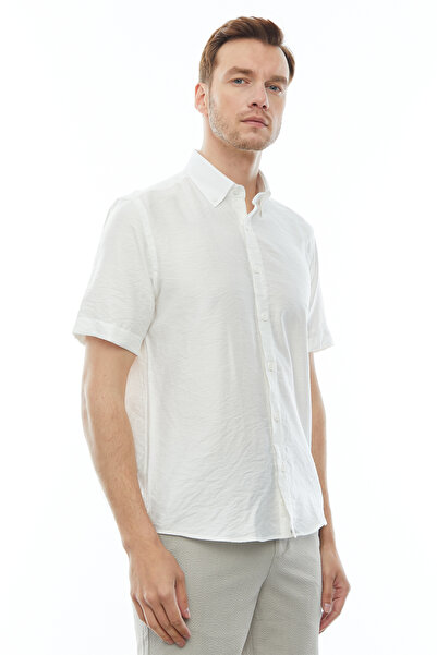 PAULMARK Ανδρικό κοντομάνικο πουκάμισο Slim Fit - KSD4543