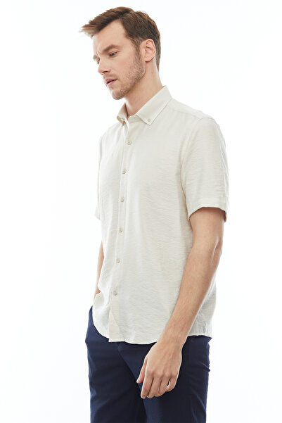 PAULMARK Ανδρικό κοντομάνικο πουκάμισο Slim Fit - KSD4543