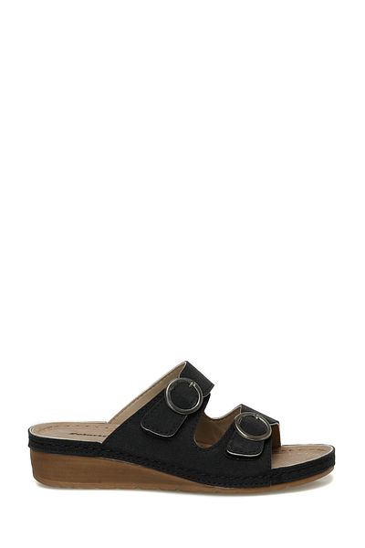 Polaris 166422.Z4FX - Black Women's Slippers