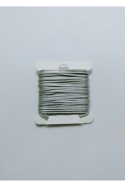 Eskişehir hobi sanat 5 μέτρα χωρίς κερί βραζιλιάνικο κορδόνι μακραμέ - 1 mm γκρι χρώμα κοσμήματα σχεδίασης