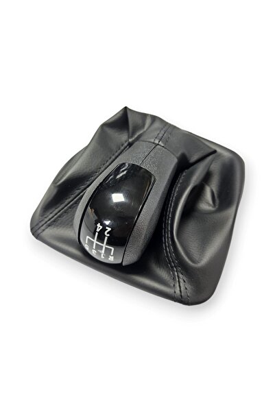 Vass41 For Skoda Octavia A6 2009-2012 Black Gear Shift Knob Bellows Frame 5 Forward