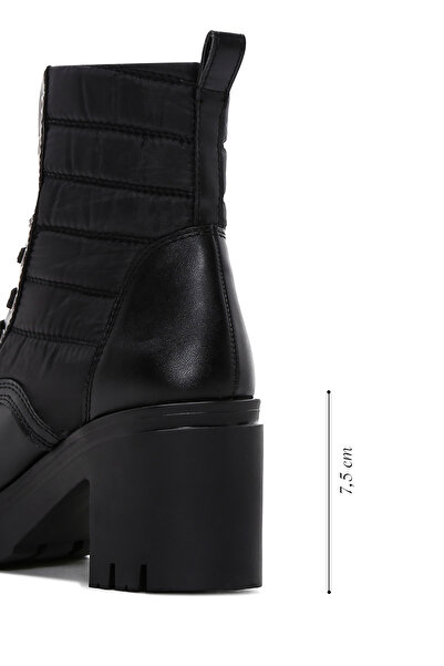 Derimod Black Thick Heeled Women's Boots