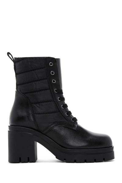 Derimod Black Thick Heeled Women's Boots