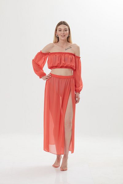 Vemod Red Pareo and Double Set Set