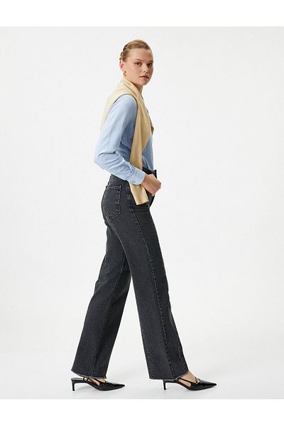 Koton Straight Leg Jeans High Waist - Nora Jean