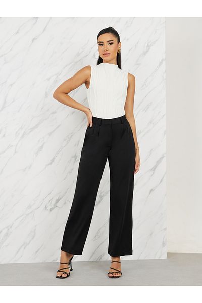 Styli High Rise Straight Fit Pant