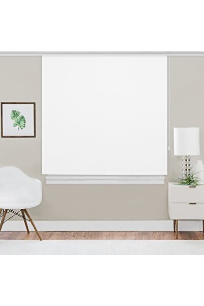 Brillant Beyaz Blackout Karartma Stor Perde Yüksek Kalite % 100 Işık Geçirmez