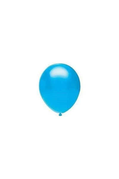 BalonEvi 12" Chrome Blue Balloon - Pack of 50 / Balloon House