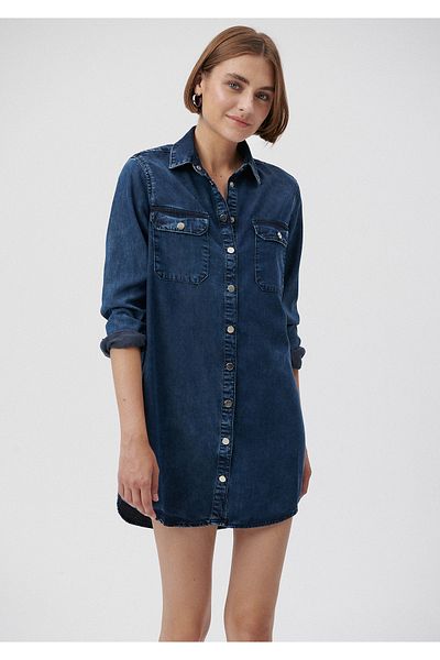 Mavi Φόρεμα Gina Gold Classic Ink Blue Jean 1310349 -85304