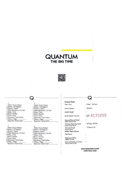 Quantum ساعة يد مروحة للرجال F1069.390