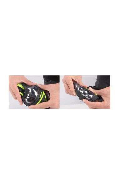 Scoyco Mc44 ( Black-Neon Yellow ) Summer Full Protection Professional Long Gloves