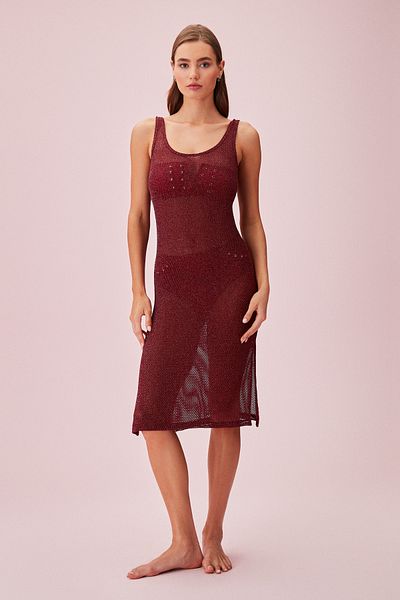 SUWEN Strandkleid – glänzendes und bequemes Design