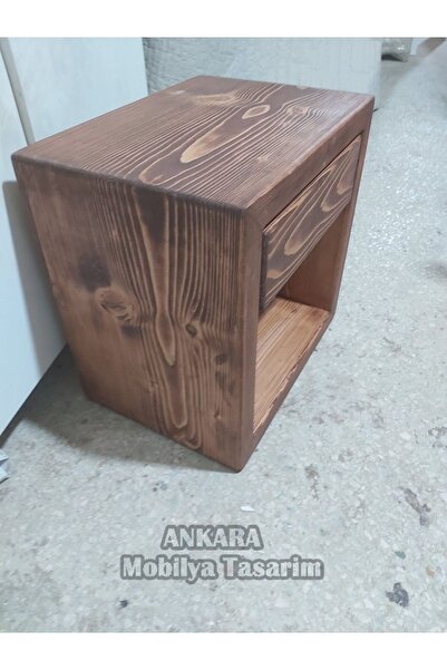 Tasarım Ahşap Komodin Dekoratif Ahşap Komodin