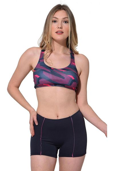 Argisa Women's Patterned Smoked Badili Shorts Swim Bikini 5523