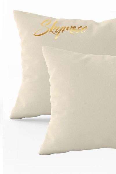 Skyrose King Size Flat Elastic Sheet Set, Hotel Sheet Set, King Size Elastic Sheet 180x200 30x2