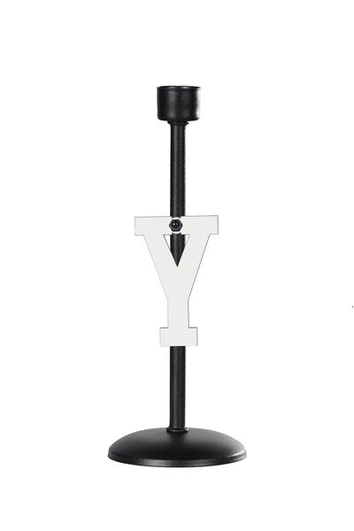 Full Black Candle Holder Y
