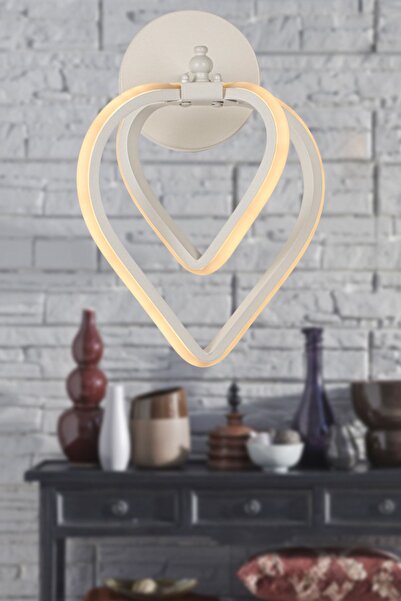 Begüsa Sevinç 3 Renk Ledli Aplik Beyaz