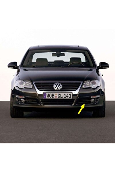 PLASTECH Vw Volkswagen Passat B6 2006-2011 Ön Tampon Sol Sis Farı Izgarası Çe...