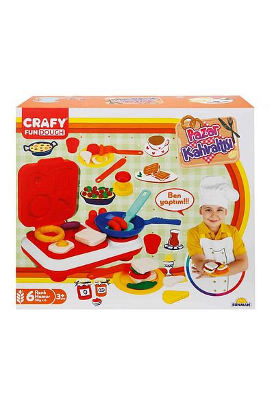 Sunman Crafy Sunday Breakfast Play Dough Set 300 gr