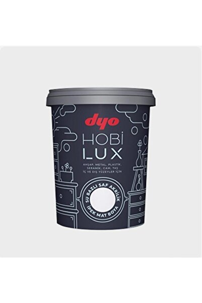 Dyo Su Bazlı Saf Akrilik Ipek Mat Boya Rozet Gümüşü