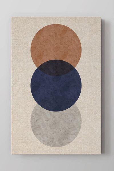 212shop |   Διακοσμητικός πίνακας σε καμβά Soft Bohemian Circles