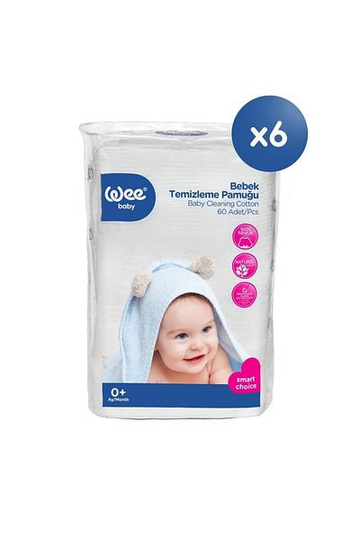 Wee Baby طقم قطن تنظيف للأطفال (60x6 360 قطعة)