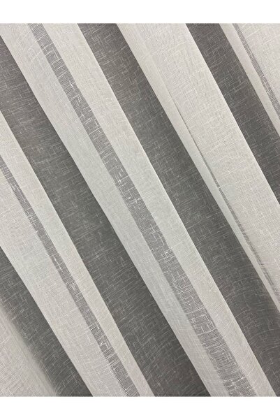 Evdepo Home Perdele din tul din in natural, fără pliuri, plantare simplă, cu ...