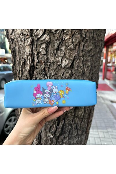 facnspt Kawaii Sanrio - Мави Суни Дери калъф за моливи