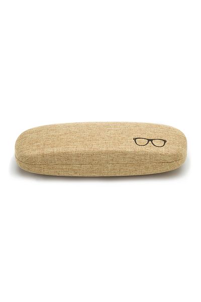 Olivewing Brown Hard Glasses Case - Fabric Covered