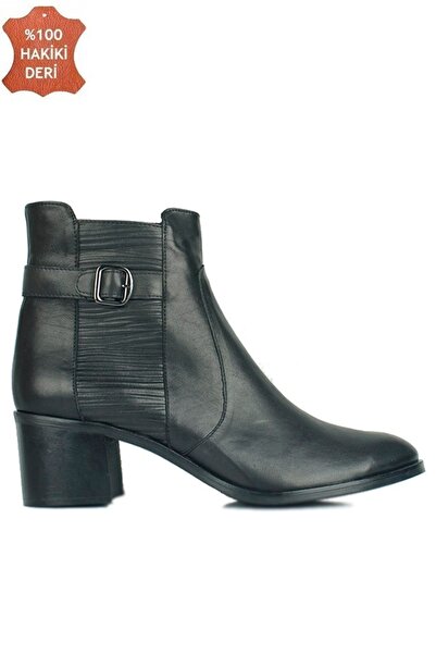 Fitbas 6913 014 Γυναικείες μαύρες μπότες μεγάλου και μικρού μεγέθους